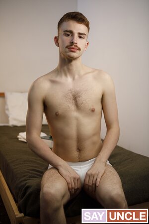 Catholic boys Ryan Jacobs and Benjamin Blue touch muscles post-prayers