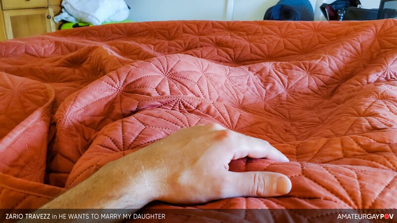 Future son-in-law Zario Travezz bends for bareback debauchery