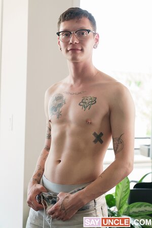 Kit Cohen barebacks Marco Bianchi while Manuel Skye pounds Tan Blitz