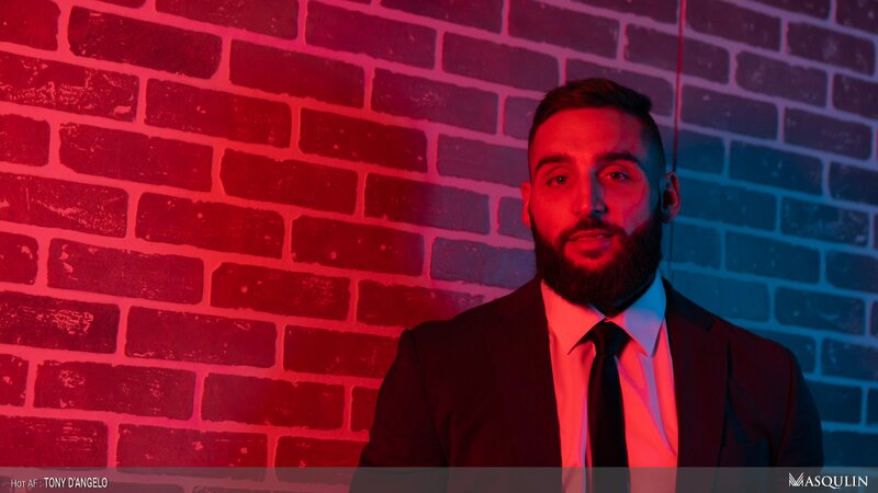 Tony D'Angelo empties balls at local sex club hookup spot