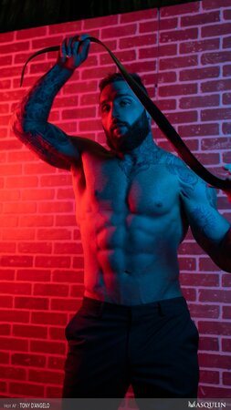 Tony D'Angelo empties balls at local sex club hookup spot