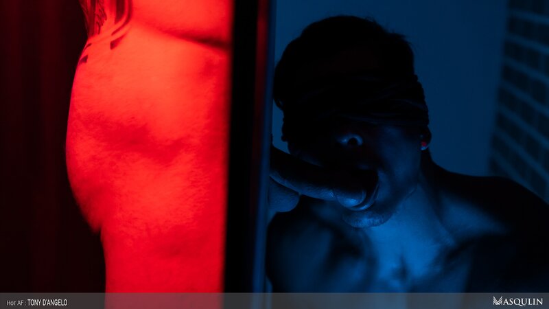 Tony D'Angelo empties balls at local sex club hookup spot