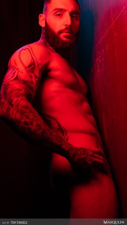 Tony D'Angelo empties balls at local sex club hookup spot