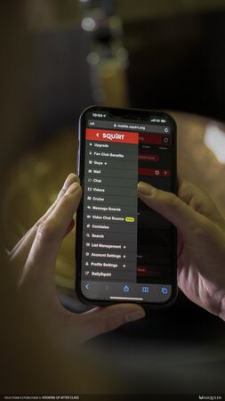 Felix O'Dair hooks up anonymously in university basement bathroom