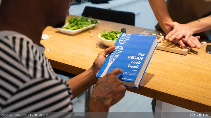 Drew Dixon swaps vegan diet for meat with Trent King’s big cock