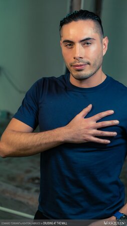 Ashton Labruce and Edward Terrant cruise mall for secret bathroom sex