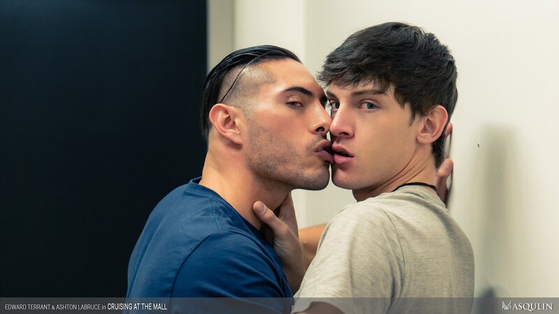 Ashton Labruce and Edward Terrant cruise mall for secret bathroom sex