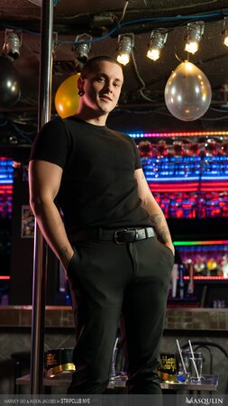 Aiden Jacobs shakes ass then fucks Harvey Sid bareback