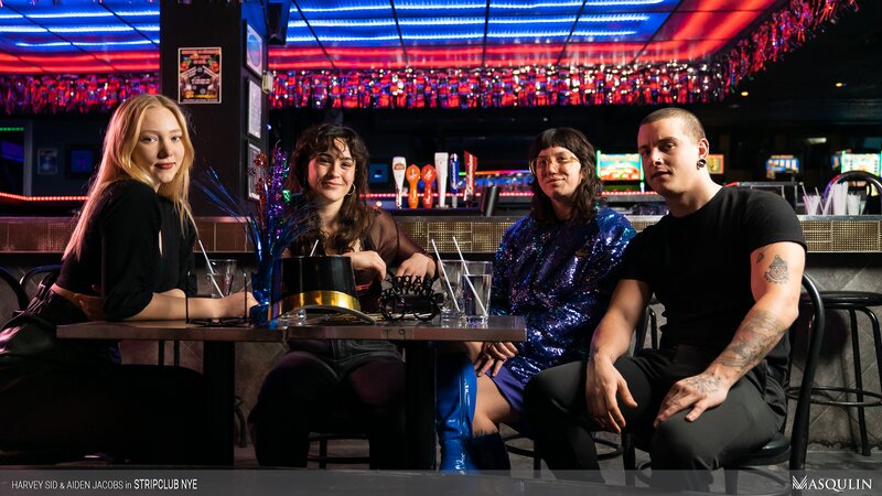 Aiden Jacobs shakes ass then fucks Harvey Sid bareback