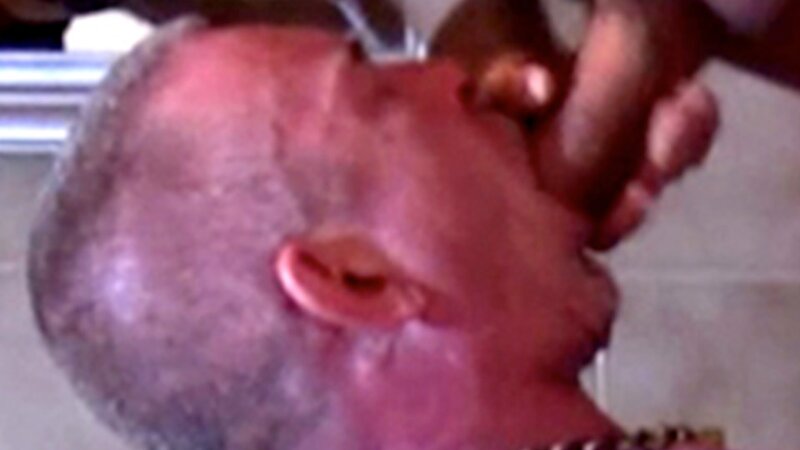 Viktor Rom and crew gangbang live on Hustlaball stage