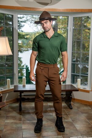 William Seed and Harrison Feels spit-roast ranger Mike Monroe