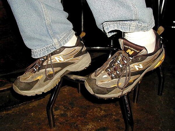 Patrick and Mike worship sneaks boots and bare feet