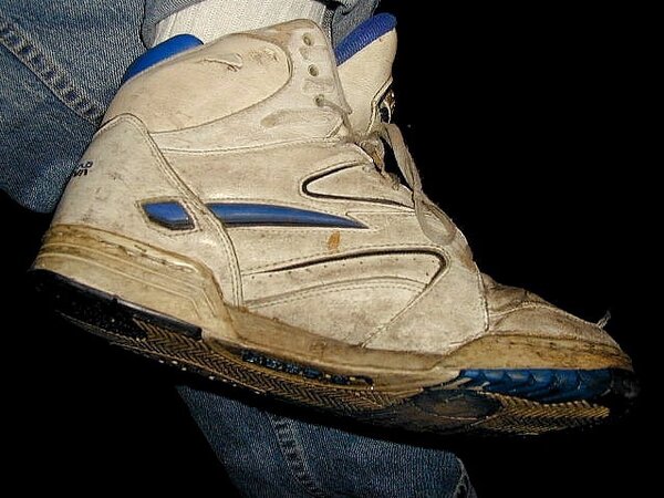 Patrick and Mike worship sneaks boots and bare feet