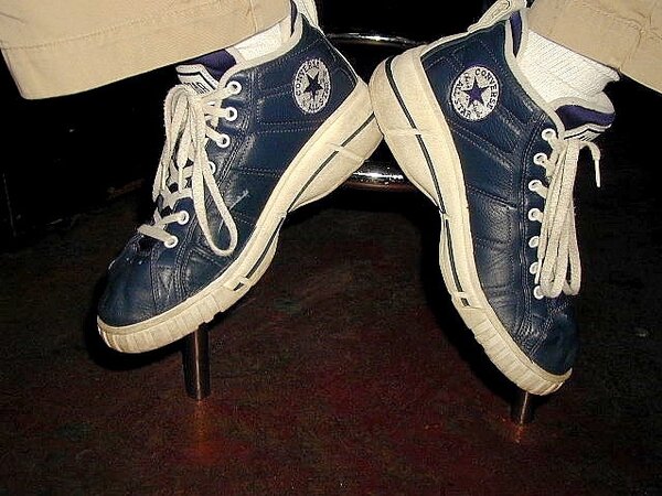 Patrick and Mike worship sneaks boots and bare feet