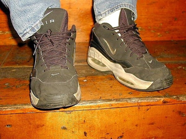 Patrick and Mike worship sneaks boots and bare feet