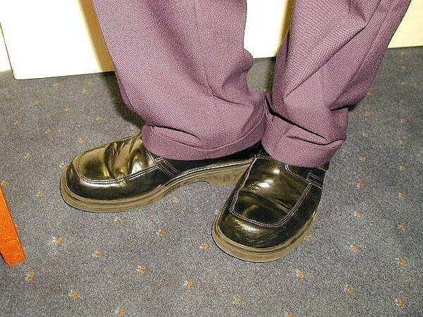 Patrick and Mike worship sneaks boots and bare feet