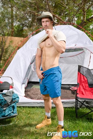 Eddie Patrick creampies camping buddy Sebastian Bluu