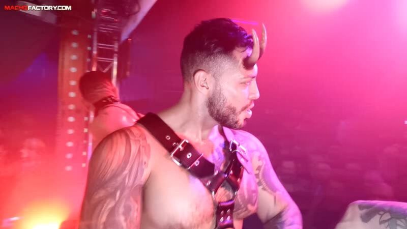 Seven studs wild live fisting orgy at Hustlaball