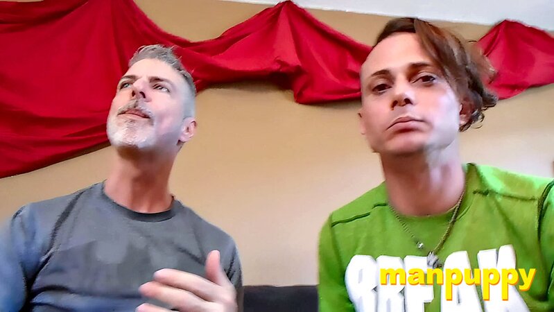 Giants Tommy and Richard fight to eat tiny you