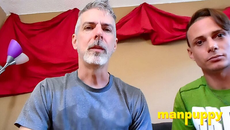 Giants Tommy and Richard fight to eat tiny you