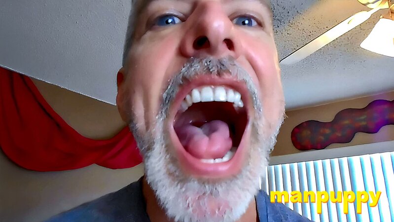 Giants Tommy and Richard fight to eat tiny you