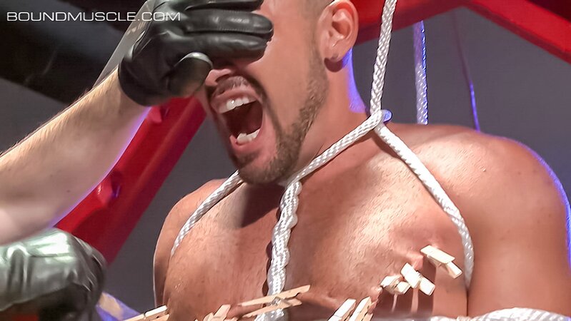 Poor Jessie Balboa screams loud when Dire Callahan pegs him