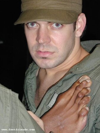 Uniformed studs worship boots socks and bare feet