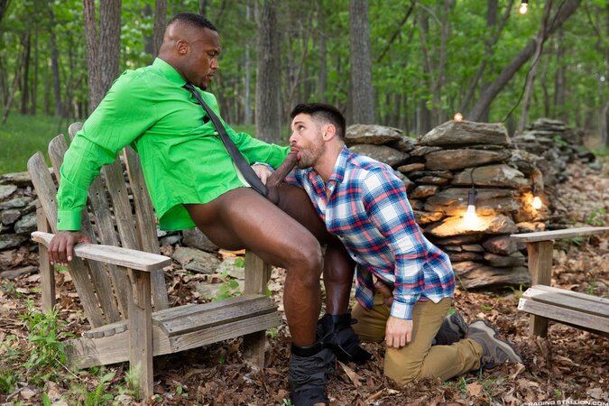 Andre Donovan teaches spying Beau Butler with outdoor BBC