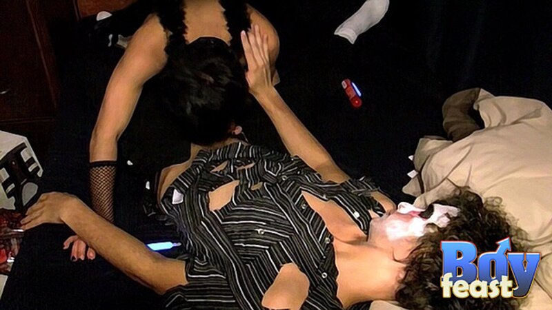 Tristan and Angel suck and rim in emo bareback