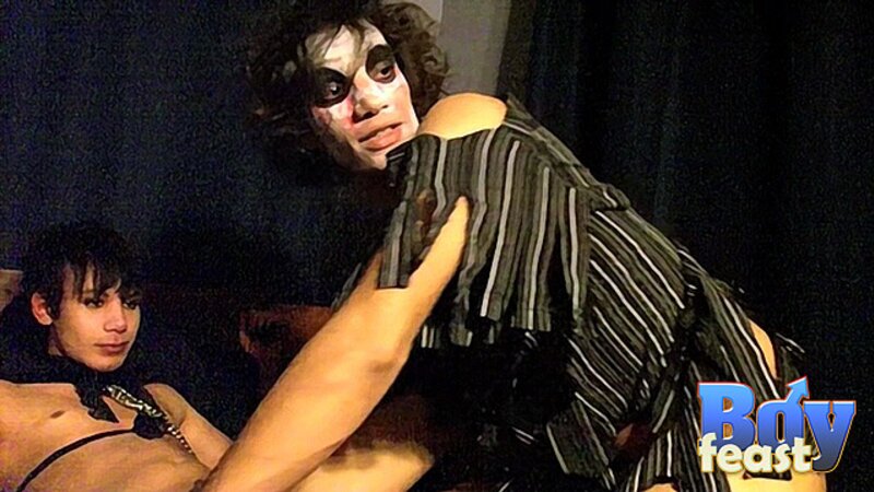 Tristan and Angel suck and rim in emo bareback