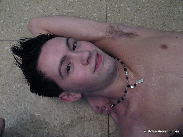 Jayden Taylor drinks own piss then jerks huge load