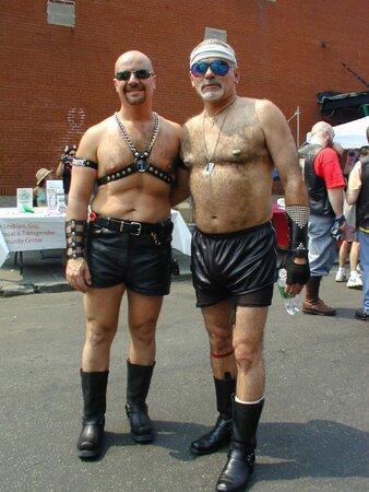 Boot hunks show off leather passion at Folsom festival