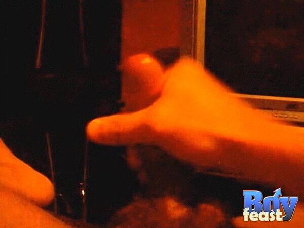 Angel jerks POV cock and shoots thick load