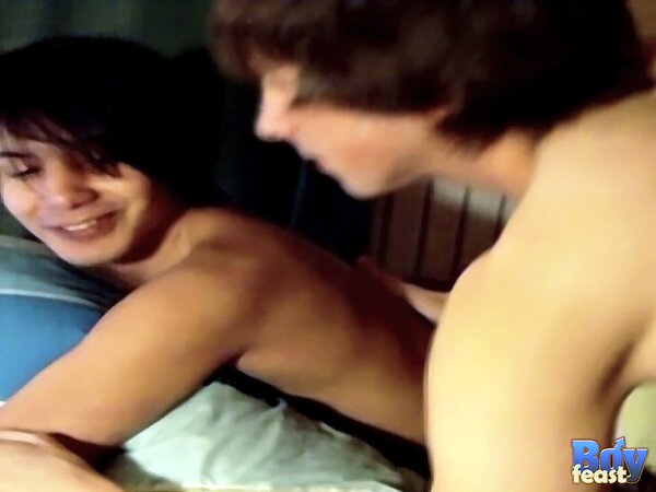 Angel Blade and Kyrtis Maxwell massage turns raw fuck