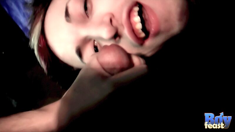 Blake Mast face-fucked by Trace Van De Kamp to double cum facial