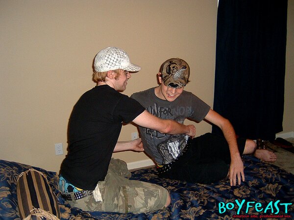 Nathan smokes while Lucas barebacks him hard