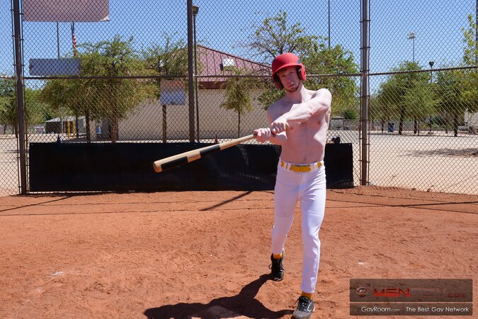 Jesse Stone barebacks baseball boy Jake Waters