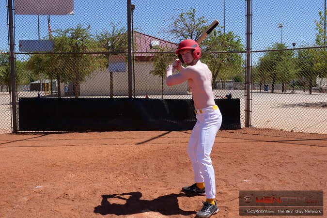 Jesse Stone barebacks baseball boy Jake Waters