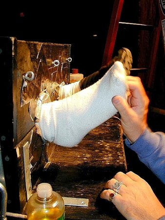 Blake gets feet tickled spread-eagle for over an hour