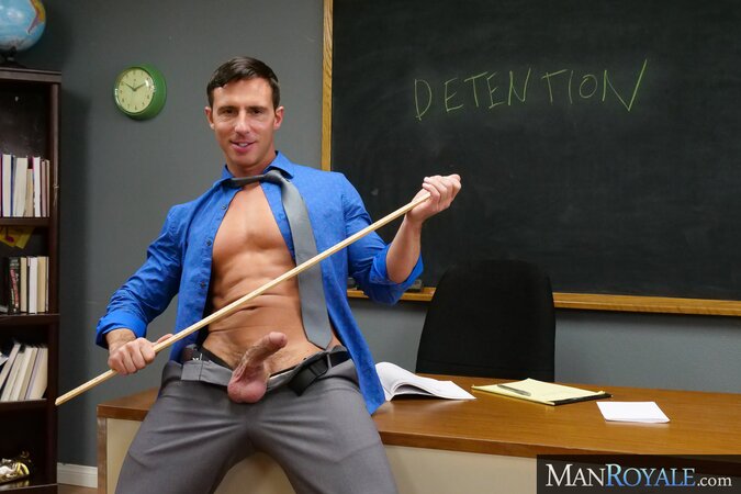 Reese Rideout gives Jack Bailey detention wedgie fuck