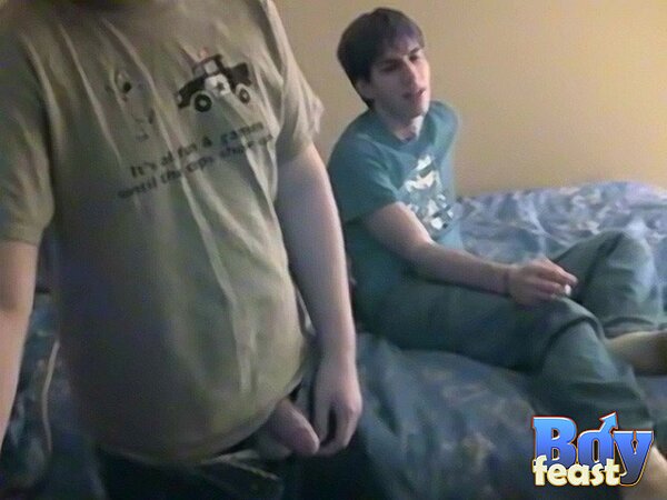 Kyle, Nathan, James smoke and stroke in hot twink trio