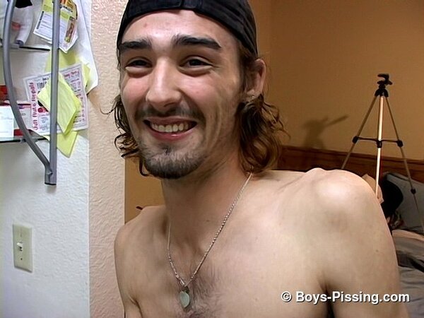 Ian Madrox and Dustin Kilimin piss-soak and jack off on Halloween