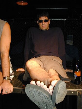 Sandals theme night shows off hot anonymous feet in NYC