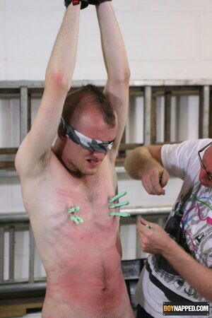 Kieron Knight flogged hard then drained of cum