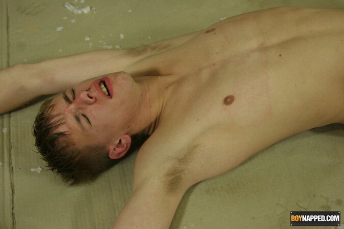 Luckas Layton begs as hot wax drips and face gets fucked