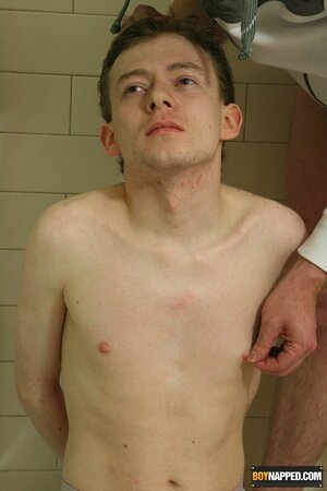 Matthew Archer pisses bound then shaved and milked