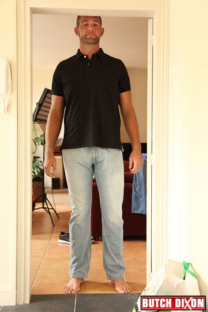 Magnum jerks mature cock solo