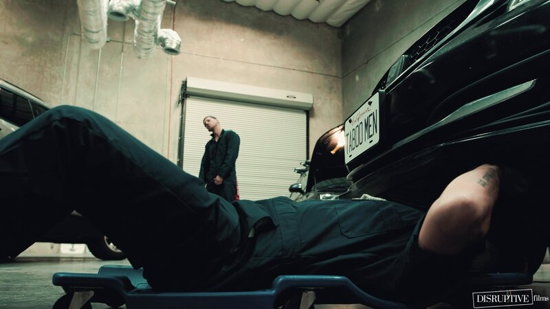 Closeted mechanic Brandon Anderson gets tempted during guy talk