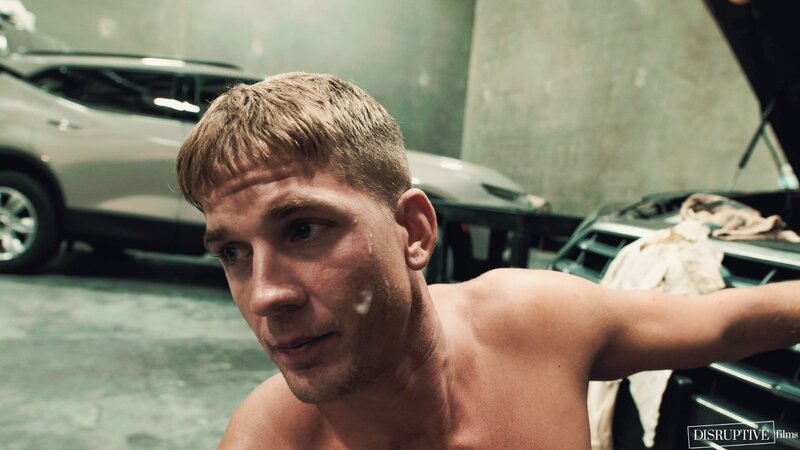 Closeted mechanic Brandon Anderson gets tempted during guy talk