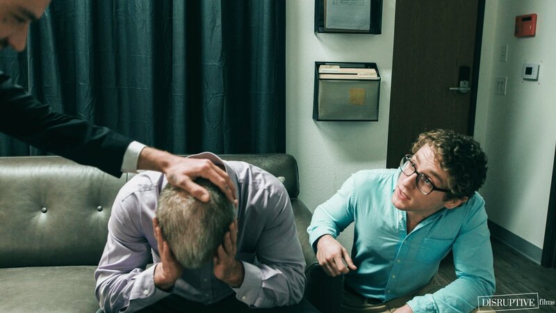 Stepdad Dale Savage shares his boss Chris Damned with stepson Calvin Banks